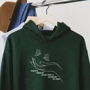 Taylor Swift Hoodie, August Slipped Away Into A Moment In Time Hoodie